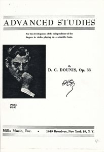 D.C. Dounis, een van de belangrijke viooldocenten van de 20ste eeuw