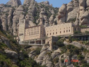 Op 720 meter hoogte: Het klooster van Monserrat
